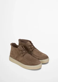 Ankle-Boot Model Zen aus geöltem Veloursleder