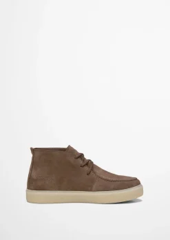 Ankle-Boot Model Zen aus geöltem Veloursleder