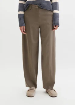 Anzughose im Barrel-Stil tapered aus Premium TENCEL™ Lyocell