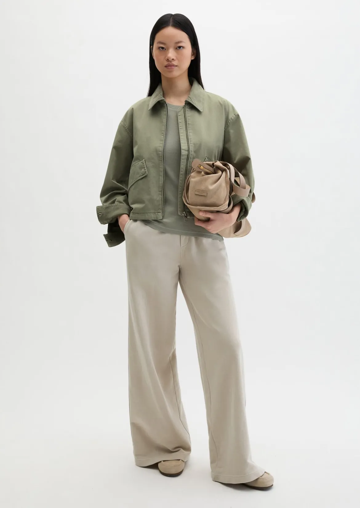 Barnjacket regular garment-dyed aus Organic Cotton-Twill