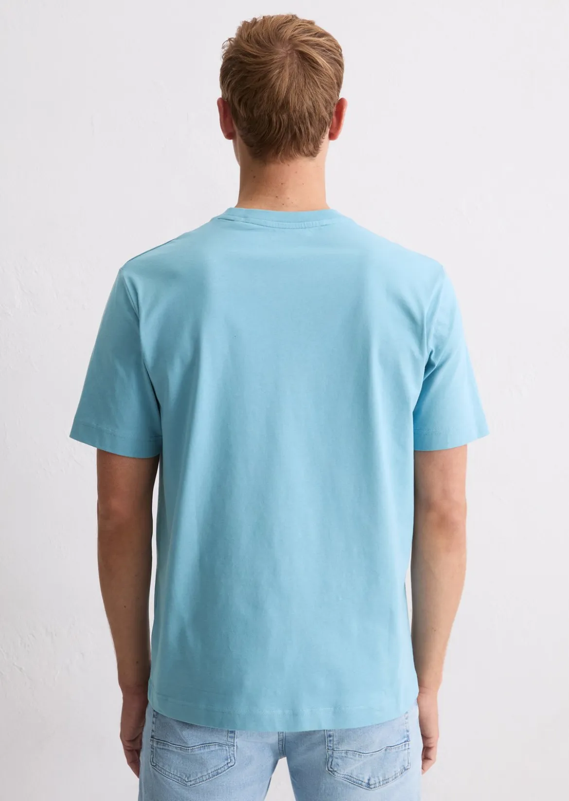 Basic-T-Shirt regular aus reiner Bio-Baumwolle