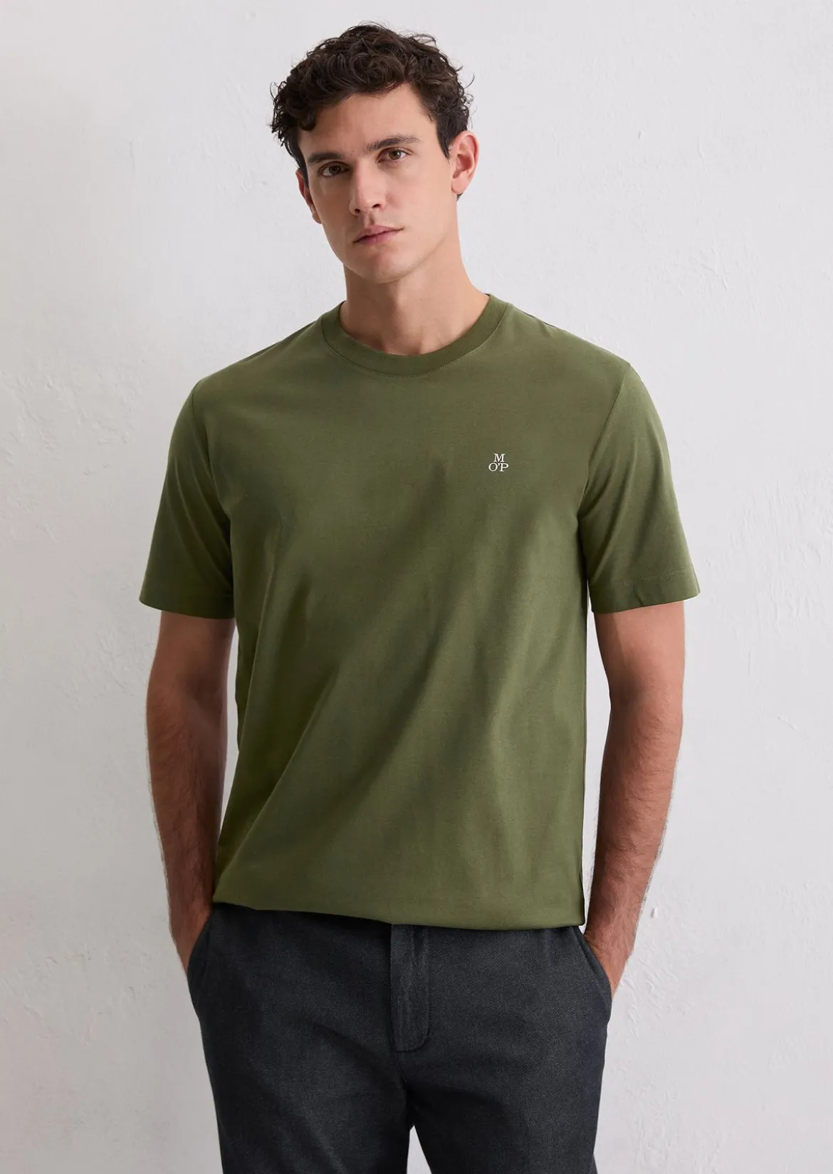 Basic-T-Shirt regular aus reiner Bio-Baumwolle