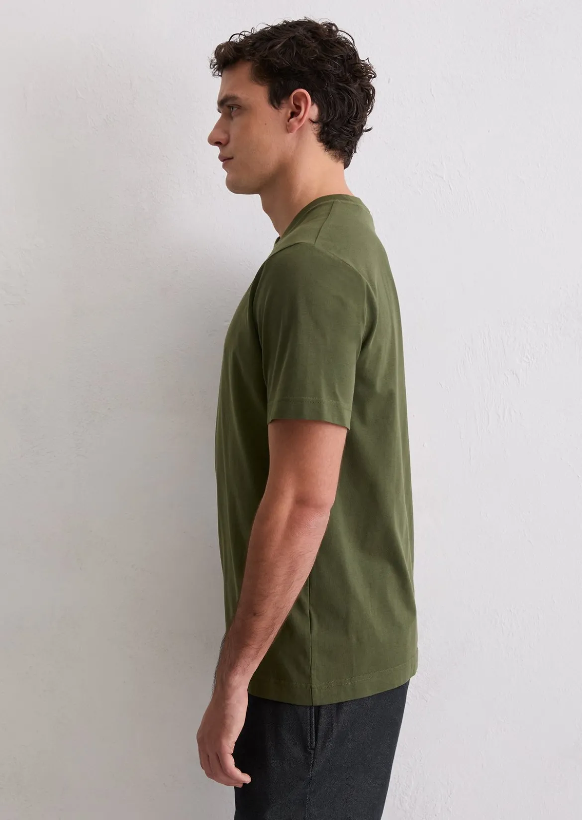 Basic-T-Shirt regular aus reiner Bio-Baumwolle