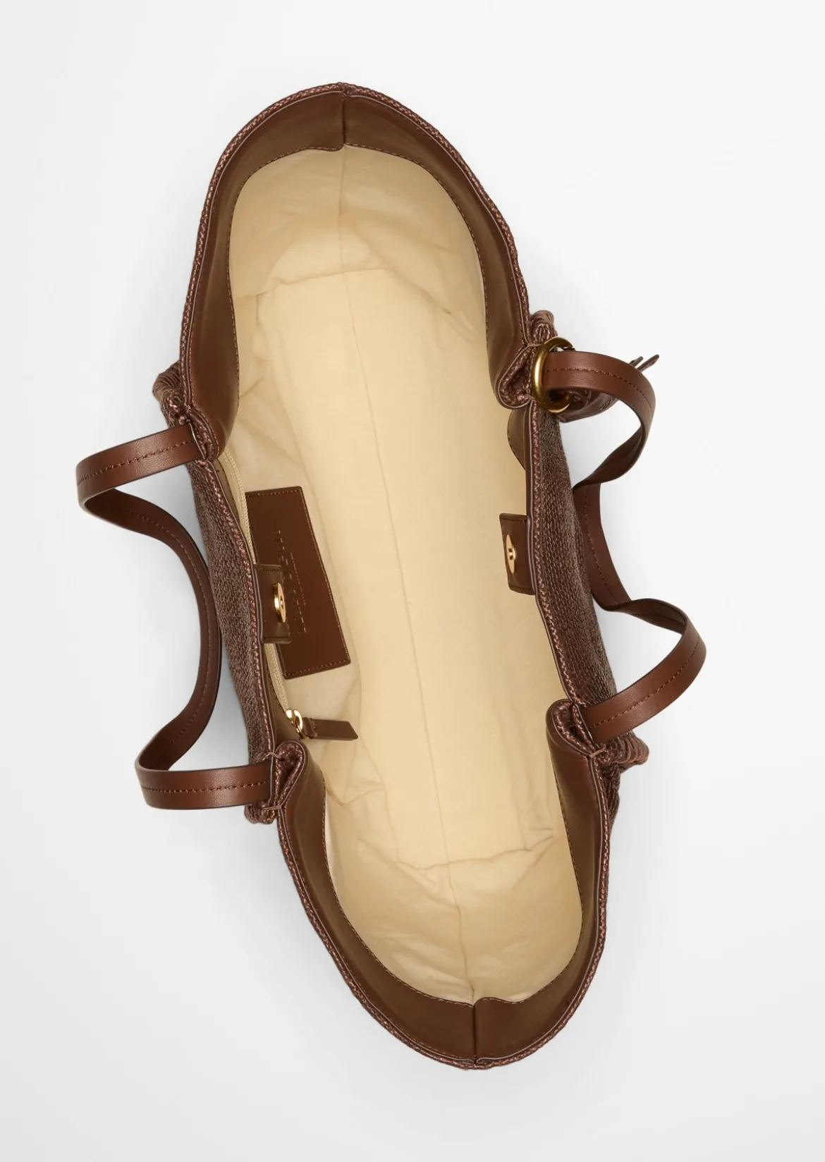 Bast-Shopper large mit edlen Echtleder-Details