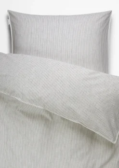 Bettwäsche-Set Model Classic Fine Stripe aus reiner Bio-Baumwolle