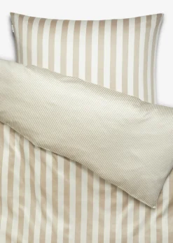Bettwäsche-Set Model Classic Stripe aus Bio-Baumwoll-Satin