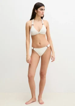 Bikini-Slip mit feiner Wellenstruktur