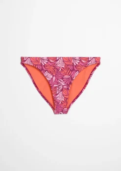 Bikini-Slip mit floralem Print