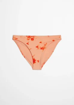 Bikini-Slip mit floralem Print