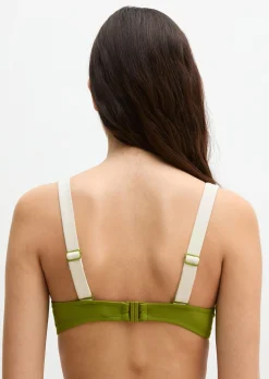 Bikini-Top mit Bügel aus recyceltem Material