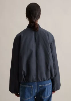 Blouson im Aviator-Stil relaxed cropped aus recyceltem Polyester