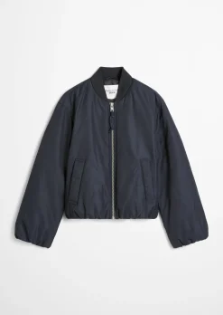 Blouson im Aviator-Stil relaxed cropped aus recyceltem Polyester