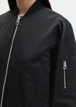 Blouson im Aviator-Stil regular aus recyceltem Shiny-Polyester-Twill