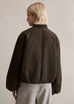 Blouson im Aviator-Stil relaxed cropped aus recyceltem Polyester