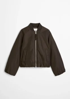 Blouson im Aviator-Stil relaxed cropped aus recyceltem Polyester