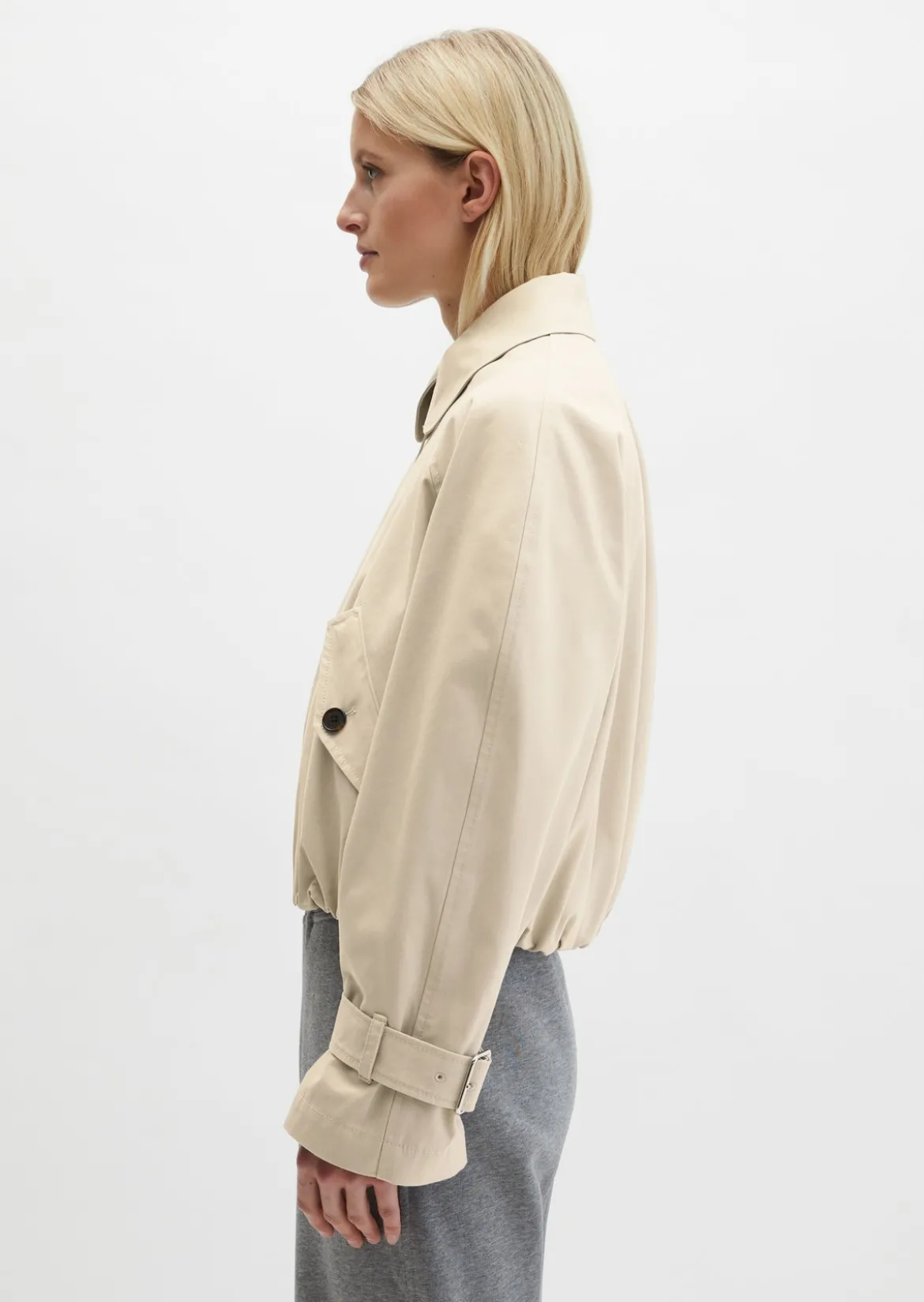 Blouson regular aus Organic Cotton-Lyocell-Mix