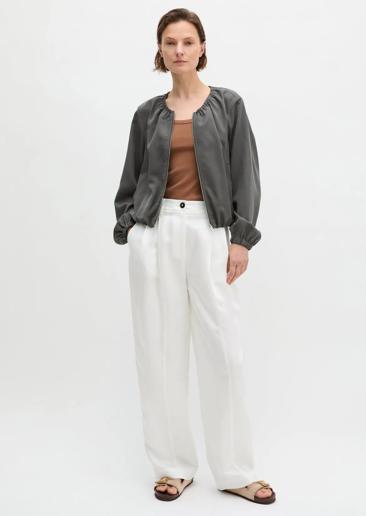 Blouson relaxed aus TENCEL™ Lyocell