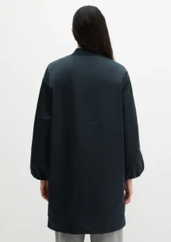 Blouson-Mantel im Aviator-Stil regular aus recyceltem Polyester-Twill