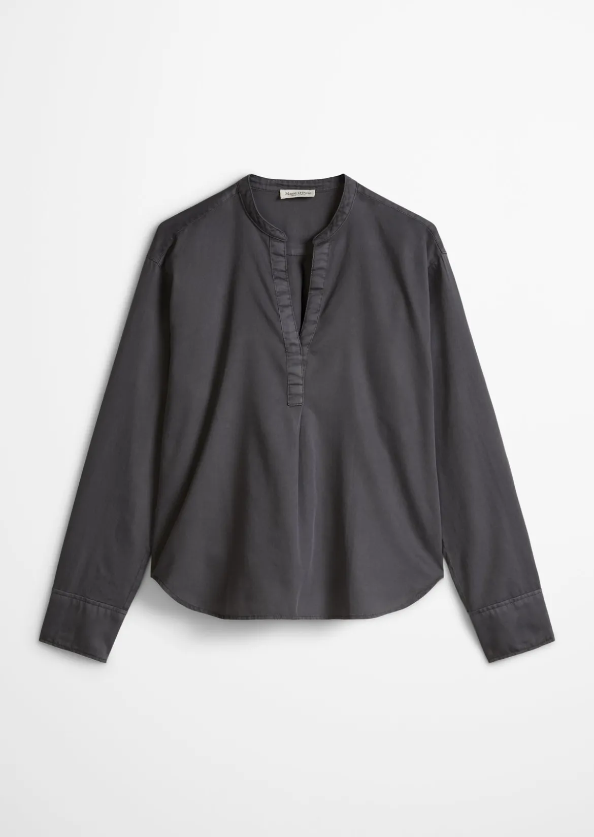 Bluse loose aus Baumwoll-Satin