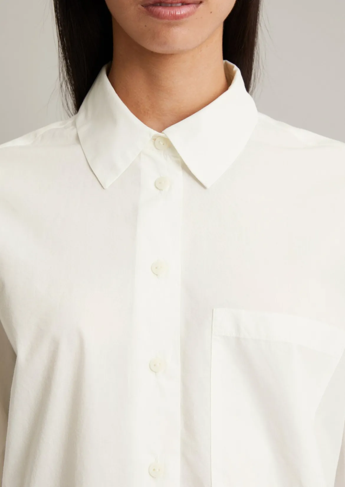 Bluse loose aus reiner Bio-Baumwolle