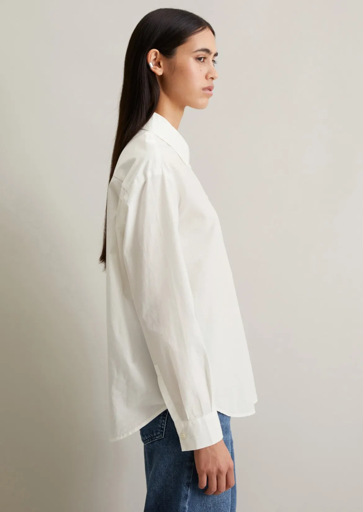 Bluse loose aus reiner Bio-Baumwolle