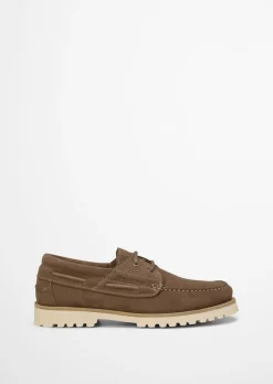 Bootsschuh Model Levi aus weichem Veloursleder