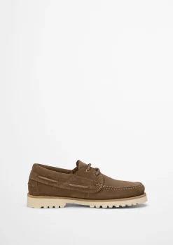 Bootsschuh Model Levi aus weichem Veloursleder