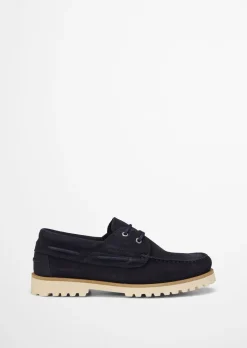 Bootsschuh Model Levi aus weichem Veloursleder