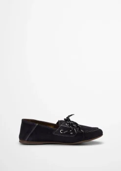 Bootsschuh Model Siana aus weichem Veloursleder