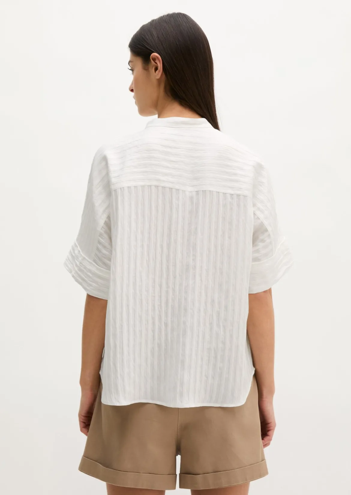 Boyfriend-Bluse regular aus TENCEL™ Modal