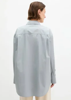 Boyfriend-Bluse relaxed aus Premium Baumwoll-Popeline