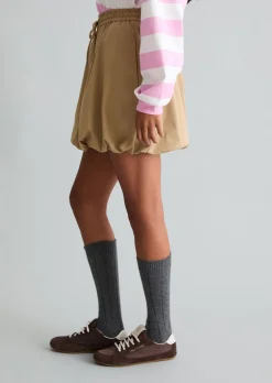 Bubble-Skirt A-Shape aus Organic-Cotton-Mix-Stretch