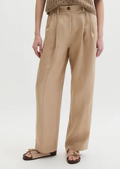 Bundfaltenhose relaxed aus TENCEL™ Lyocell
