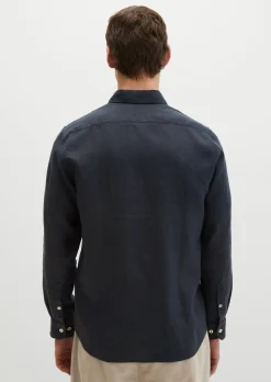 Button-Down-Hemd shaped aus reinem Leinen