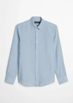 Button-Down-Hemd shaped aus reinem Leinen