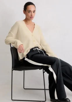Cardigan oversized aus flauschiger Lambswool