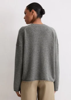 Cardigan oversized aus flauschiger Lambswool