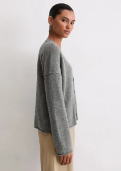 Cardigan oversized aus flauschiger Lambswool