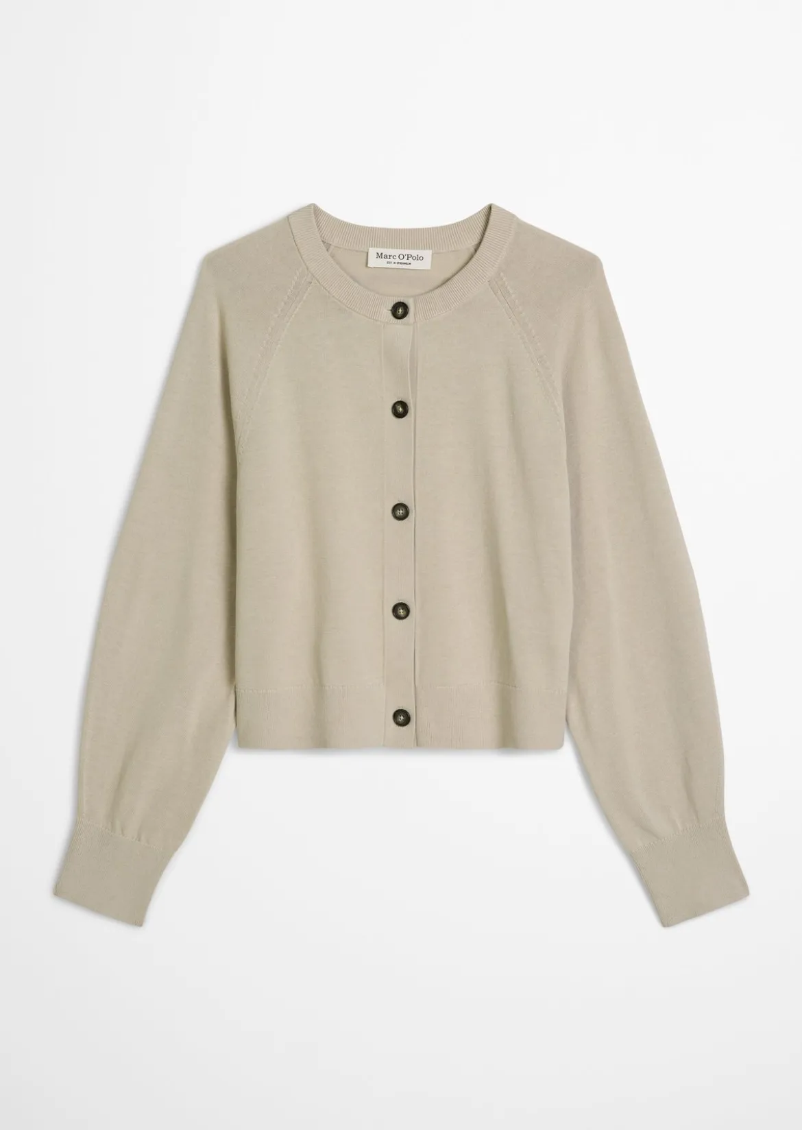 Cardigan oversized aus reinem Baumwollgarn