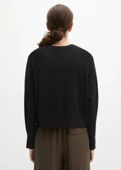 Cardigan oversized aus reinem Baumwollgarn