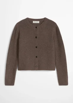 Cardigan regular aus Bouclé-Garn