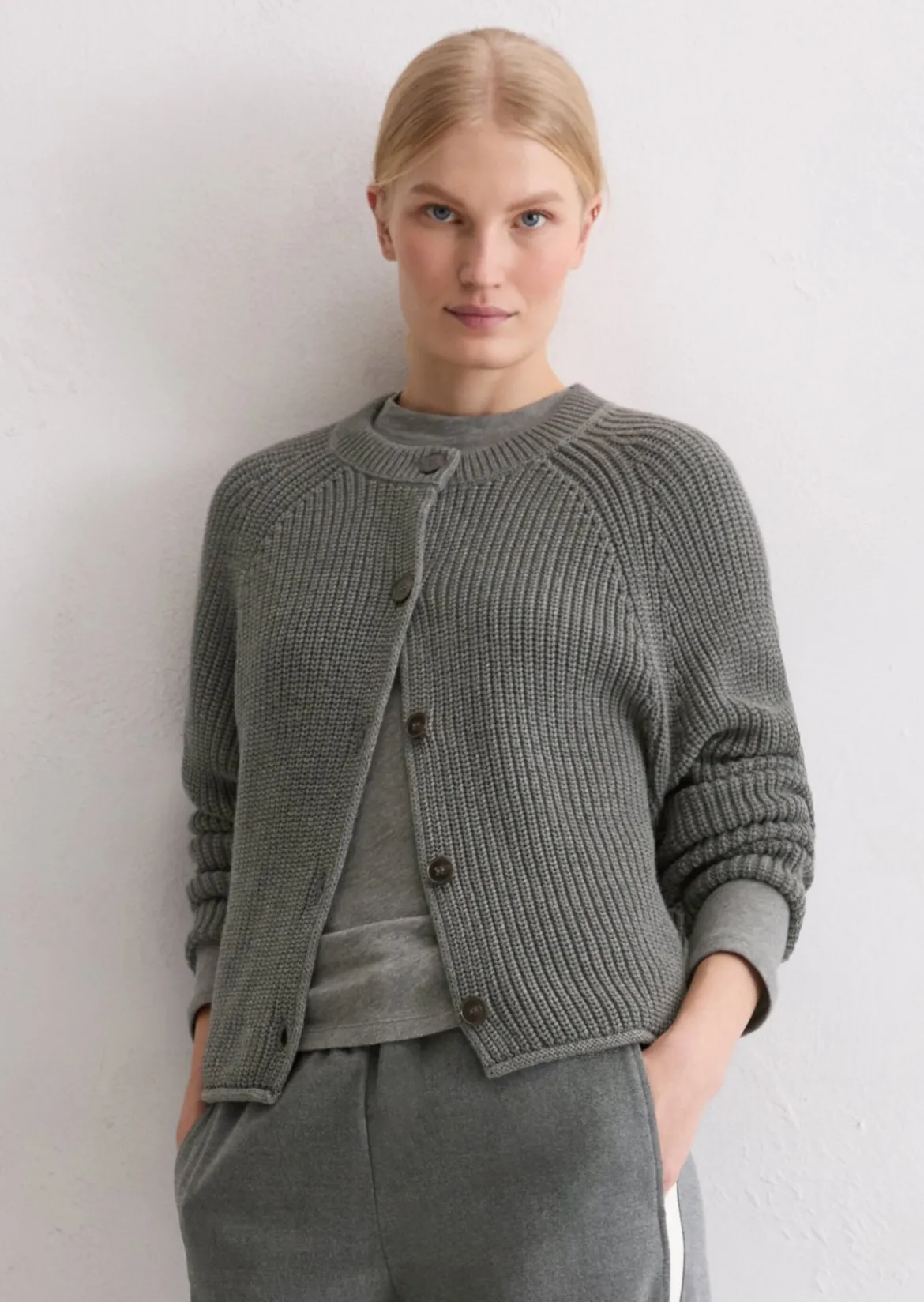 Cardigan regular aus Organic Cotton