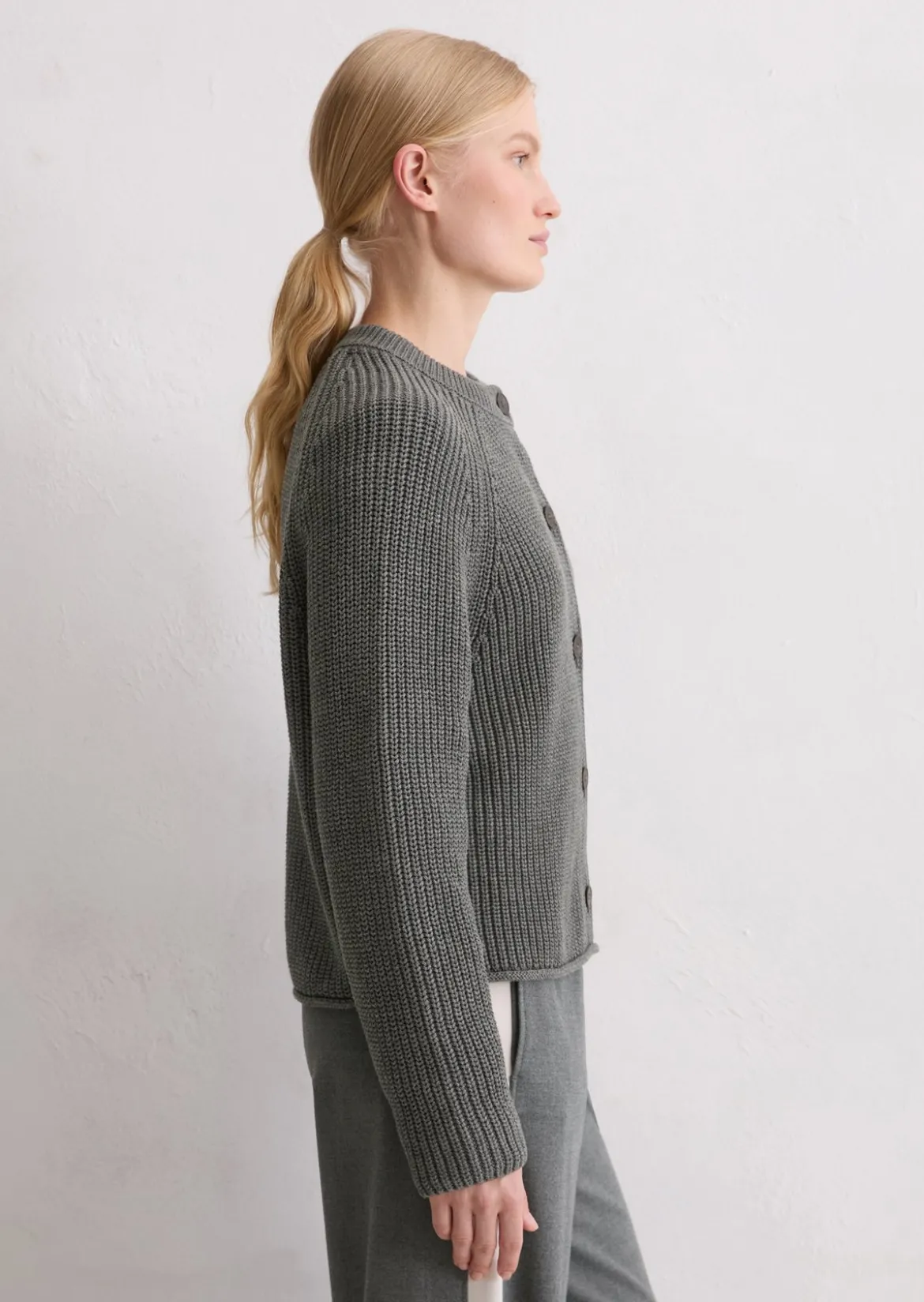 Cardigan regular aus Organic Cotton