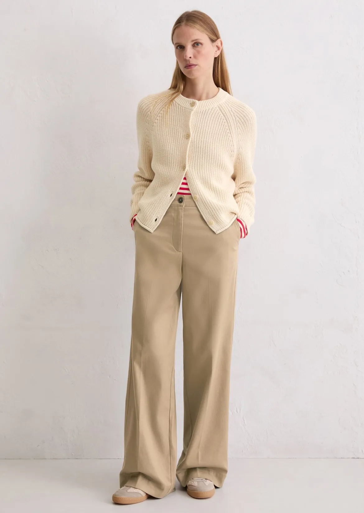 Cardigan regular aus Organic Cotton