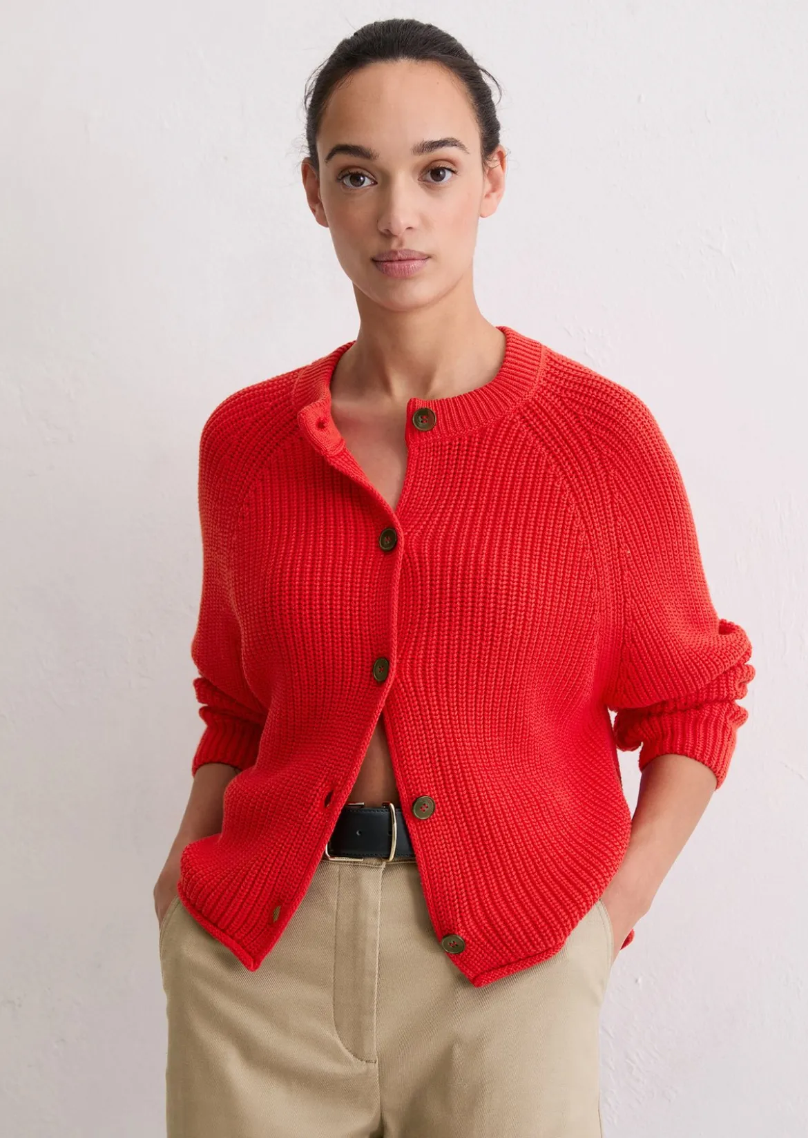 Cardigan regular aus Organic Cotton