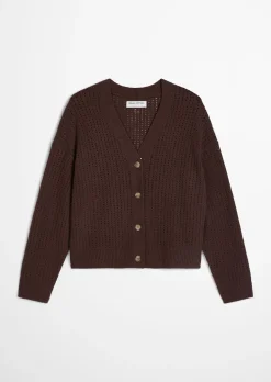 Cardigan relaxed aus weichem Organic Cotton-Mix
