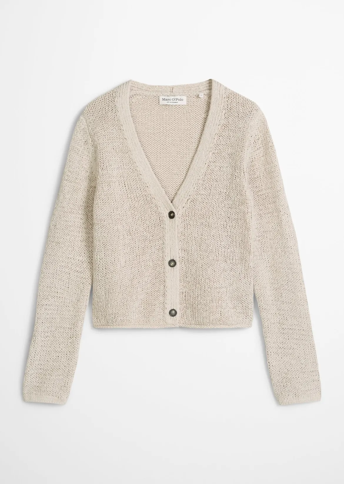 Cardigan slim aus Bändchengarn