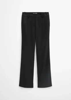 Chino flared aus Viskose-Leinen-Stretch