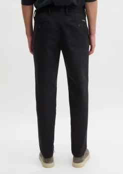 Chino Model Morot Jogger tapered aus elastischem Bio-Baumwollsatin