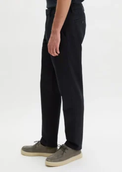Chino Model Morot Jogger tapered aus elastischem Bio-Baumwollsatin